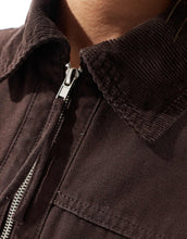 Load image into Gallery viewer, DESIGN canvas jacket chocolate