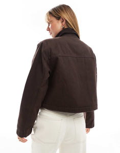 DESIGN canvas jacket chocolate