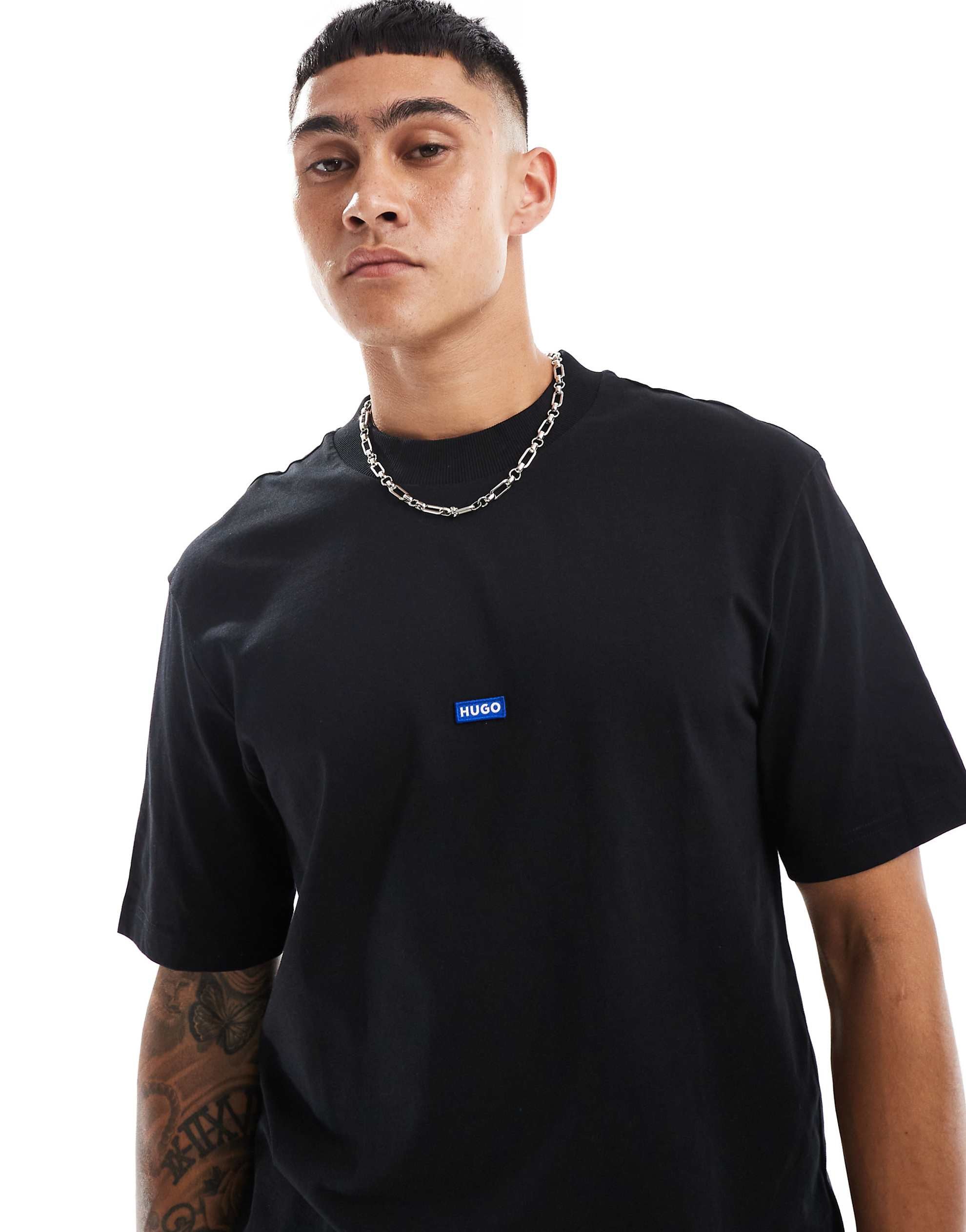 HUGO Blue Nieros t-shirt black