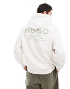 HUGO Blue nazardo hoodie white