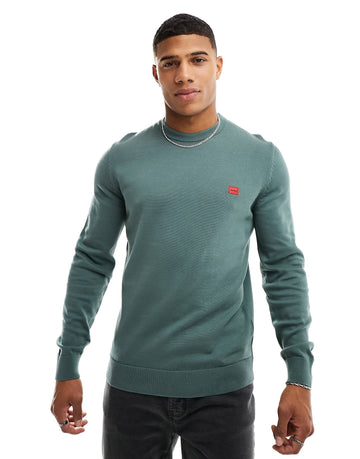 HUGO San Cassius jumper green