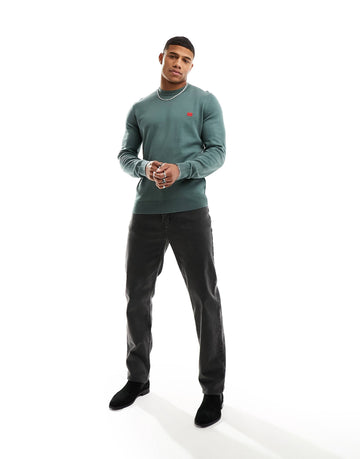 HUGO San Cassius jumper green