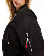 Load image into Gallery viewer, Tommy Jeans Remastered bomber jacket black