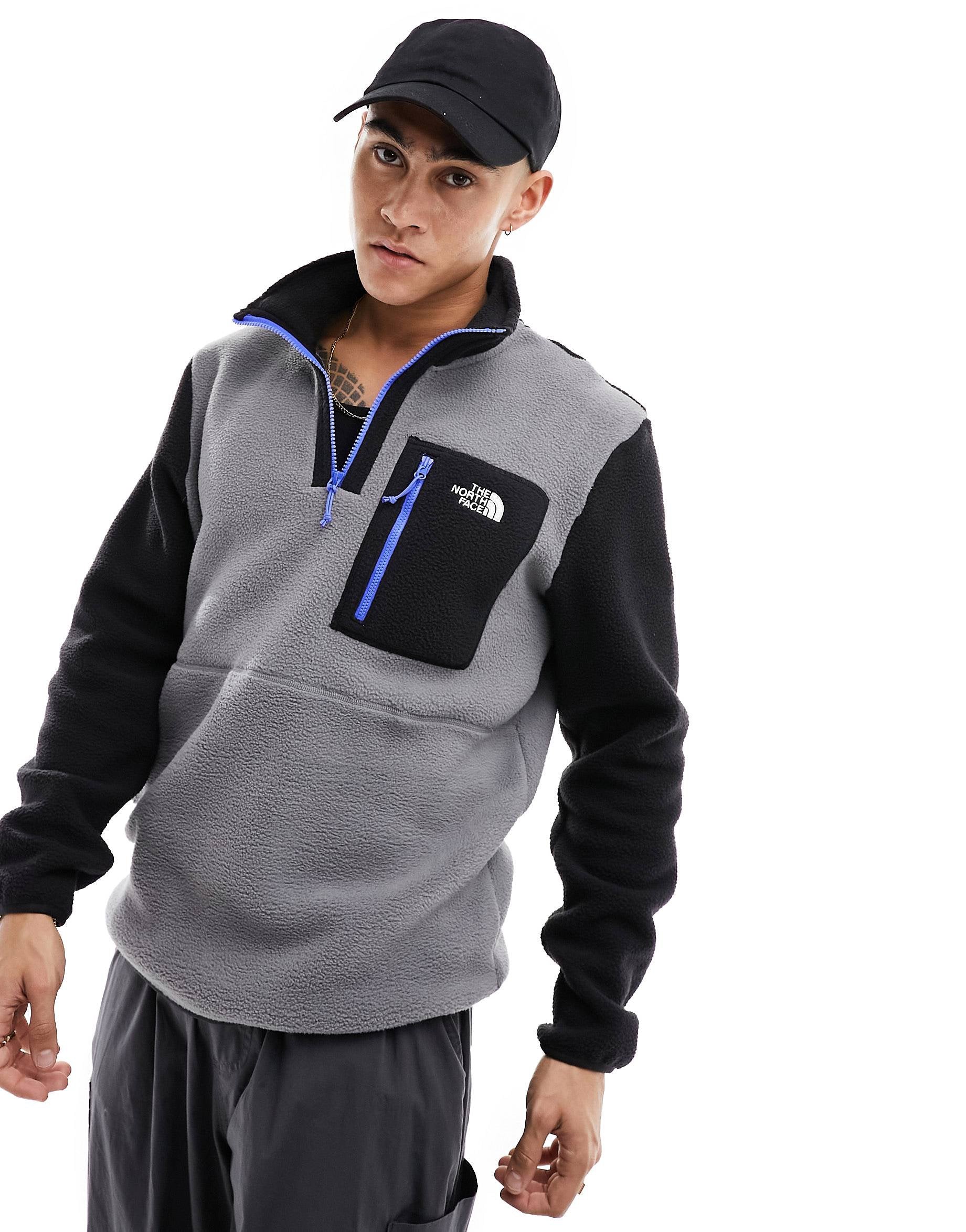 The North Face Yumiori colourblock fleece black grey