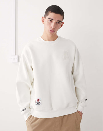 Aape by a Bathing Ape sweatshirt off white