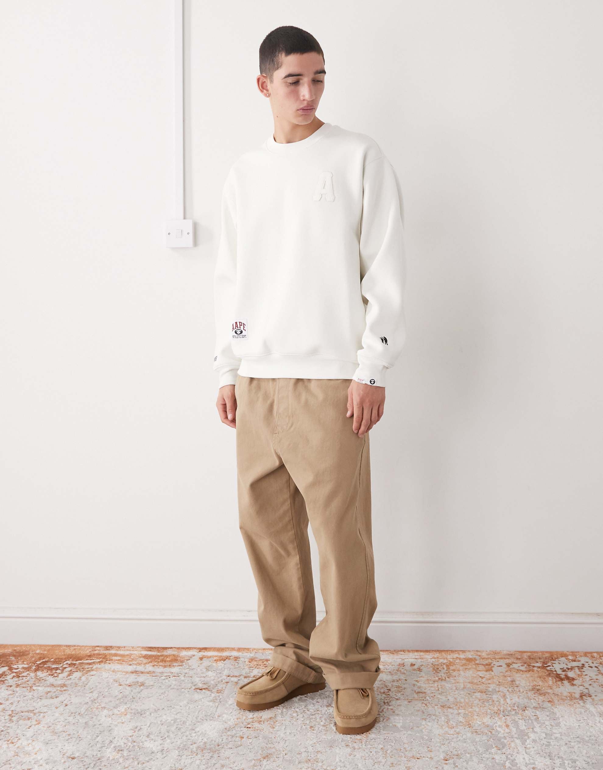 Aape by a Bathing Ape sweatshirt off white