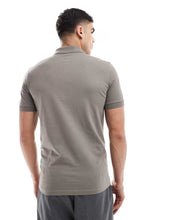 Load image into Gallery viewer, BOSS Orange Passenger icon logo slim fit pique polo brown