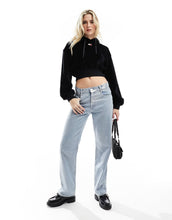 Load image into Gallery viewer, Tommy Jeans velour hoodie black