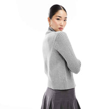 Load image into Gallery viewer, Weekday Winona cardigan Grey
