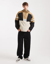 Load image into Gallery viewer, Tommy Jeans colour block water proof anorak hood brown black