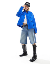 Load image into Gallery viewer, adidas Originals x Ksenia Schnaider denim trucker jacket blue