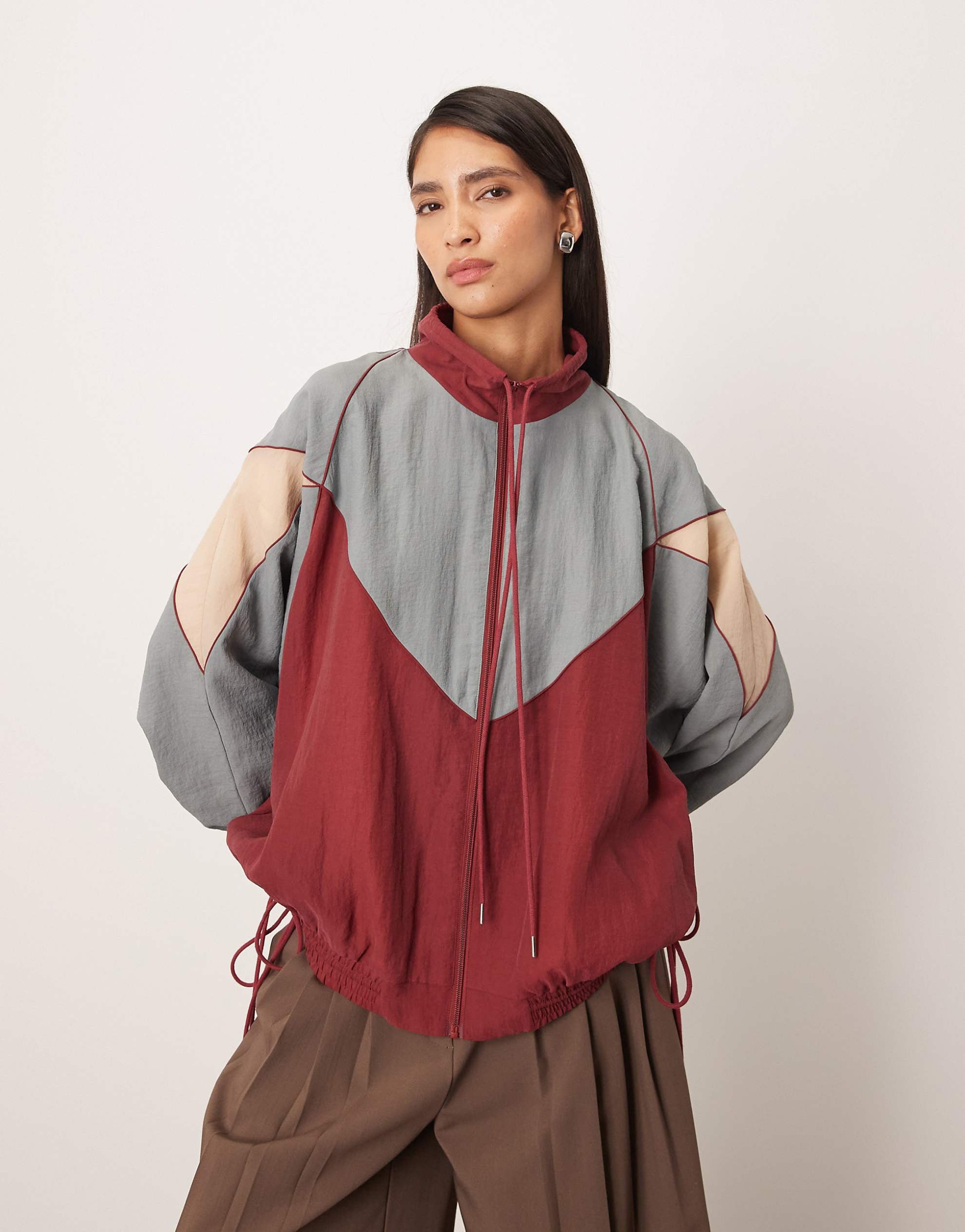 ARRANGE track jacket colourblock