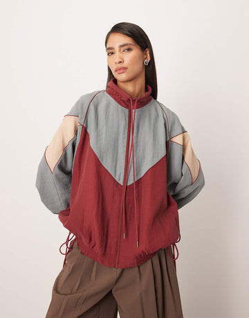 ARRANGE track jacket colourblock