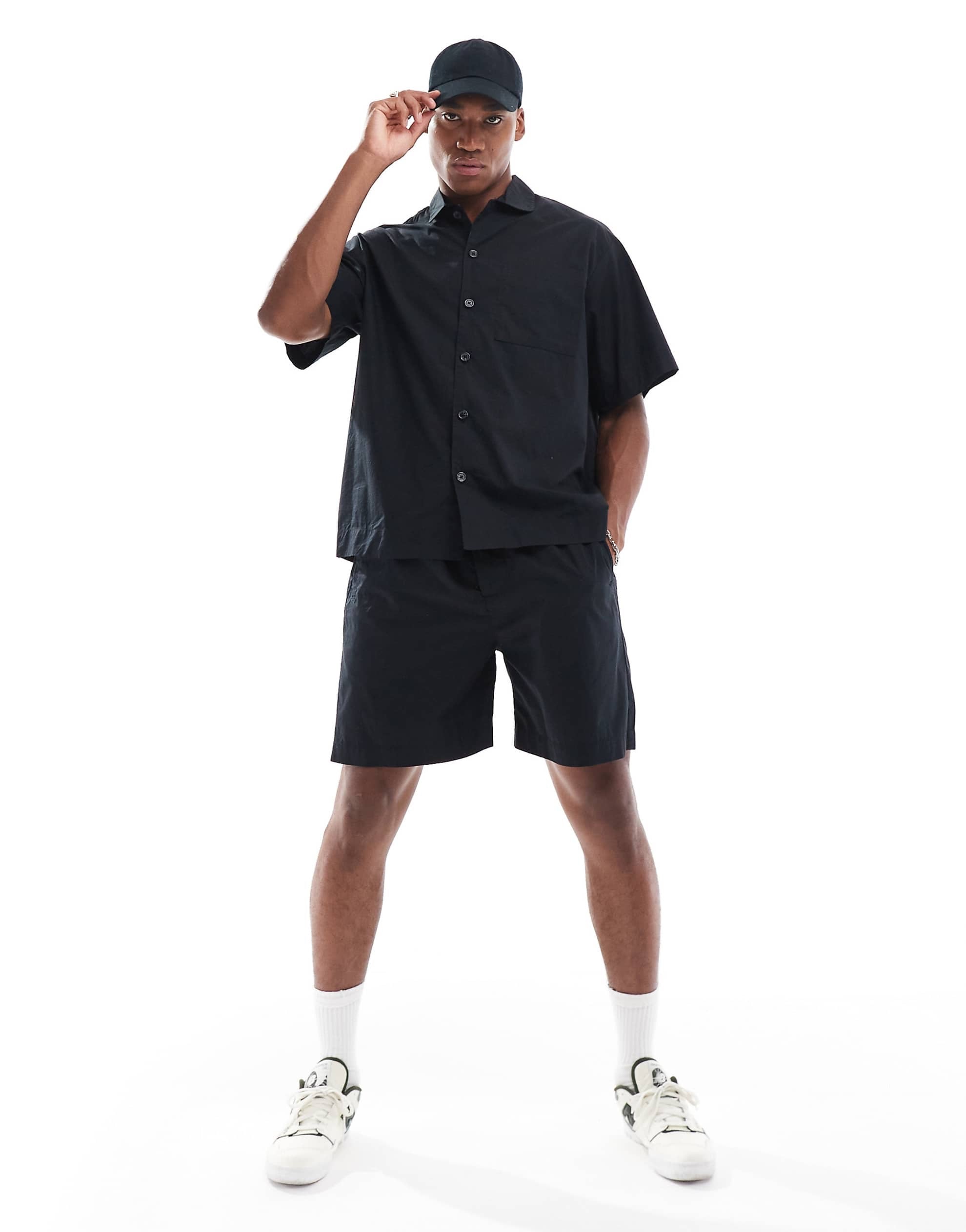 Selected Homme co-ord black