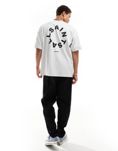Load image into Gallery viewer, AllSaints Tierra oversized t-shirt cool grey.