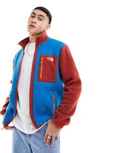 The North Face Yumiori zip up fleece blue red