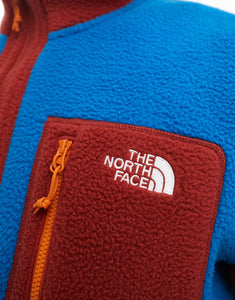 The North Face Yumiori zip up fleece blue red