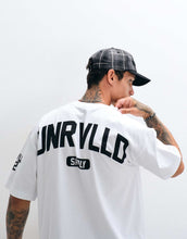 Load image into Gallery viewer, DESIGN boxy oversized t-shirt cut sew panelling white