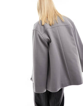 Load image into Gallery viewer, DESIGN quilt lined harrington jacket grey