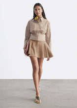 Load image into Gallery viewer, &amp; Other Stories pure cotton shirt cinch waist detail brown check