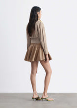Load image into Gallery viewer, &amp; Other Stories pure cotton shirt cinch waist detail brown check