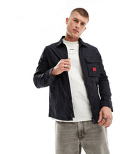 Load image into Gallery viewer, HUGO Emmond zip thru overshirt black