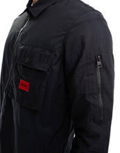 Load image into Gallery viewer, HUGO Emmond zip thru overshirt black