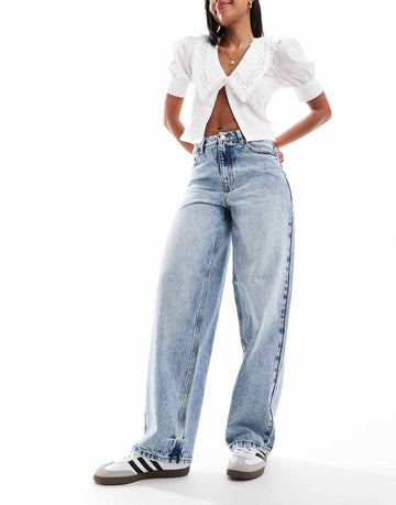 Miss Selfridge baggy blue wash