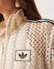 Load image into Gallery viewer, adidas Originals crochet track jacket white