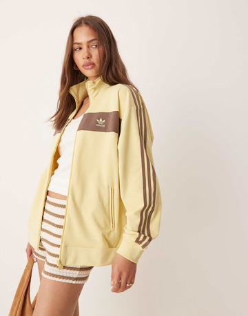 adidas Originals retro track jacket yellow