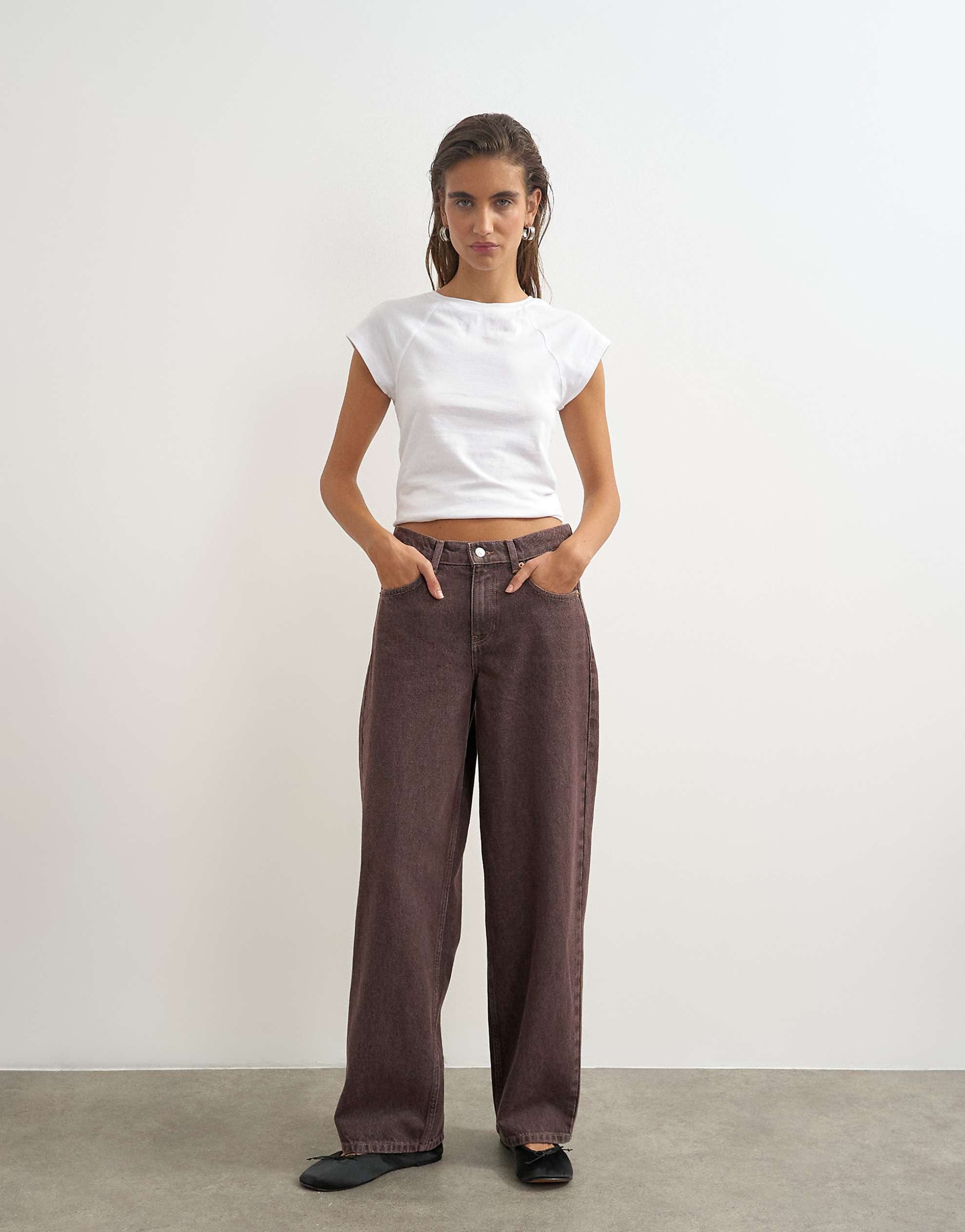 Cinch low rise relaxed jean chocolate