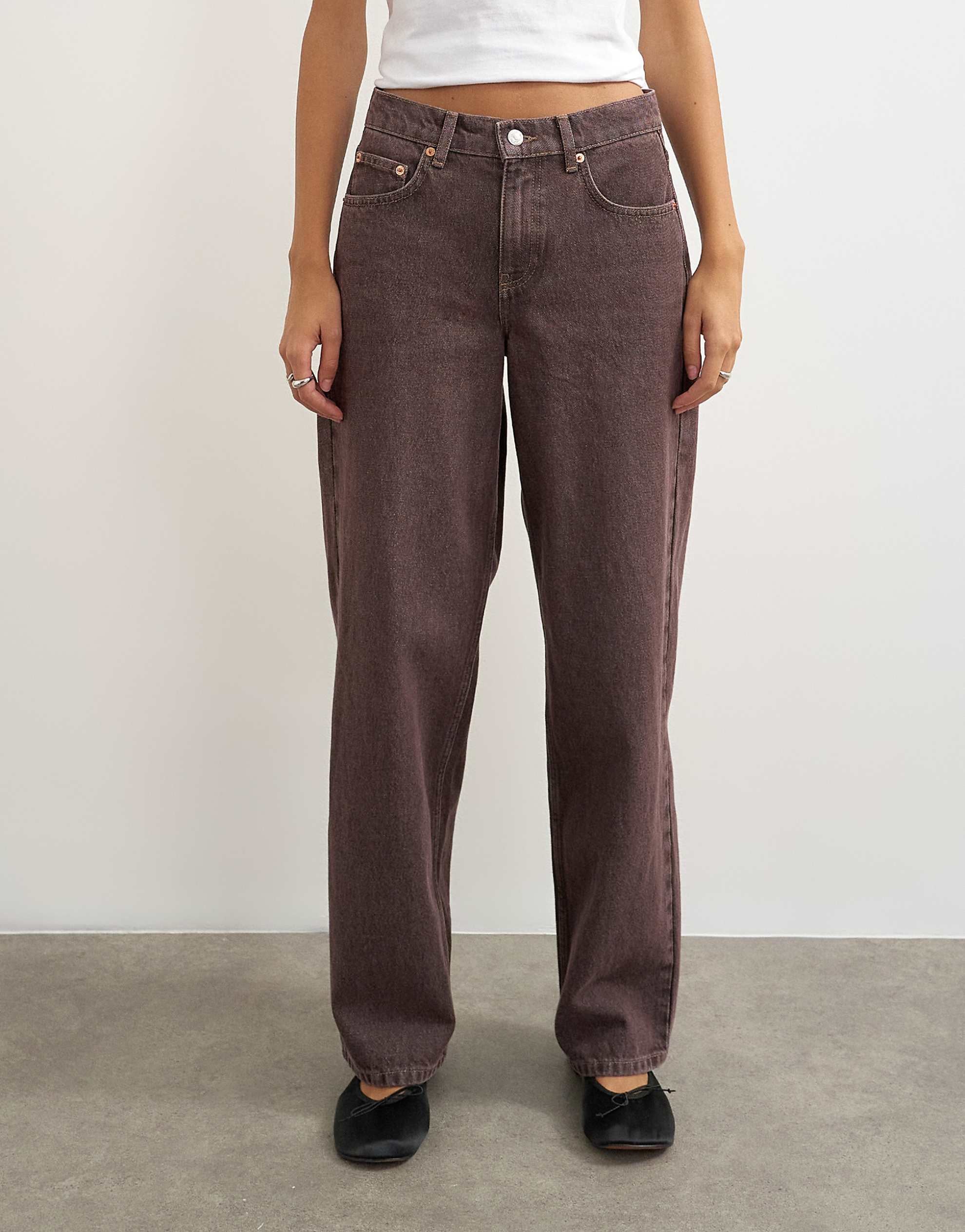 Cinch low rise relaxed jean chocolate