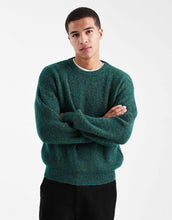 Load image into Gallery viewer, Cotton On box fit fuzzy crew knit green