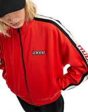 Load image into Gallery viewer, HUGO Dagonia logo track jacket red