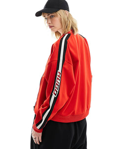 HUGO Dagonia logo track jacket red