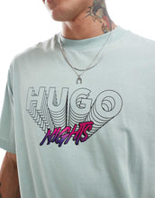 Load image into Gallery viewer, HUGO Blue nassano t-shirt in light green