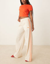 Load image into Gallery viewer, adidas Originals crochet 3 stripe track pants off white