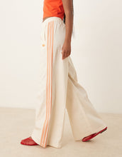 Load image into Gallery viewer, adidas Originals crochet 3 stripe track pants off white