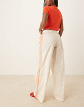 Load image into Gallery viewer, adidas Originals crochet 3 stripe track pants off white