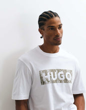Load image into Gallery viewer, HUGO Blue Nerpient regular fit chest logo t-shirt white.