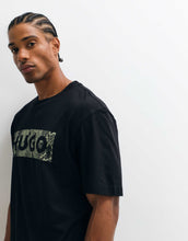 Load image into Gallery viewer, HUGO Blue Nerpient regular fit chest logo t-shirt black.
