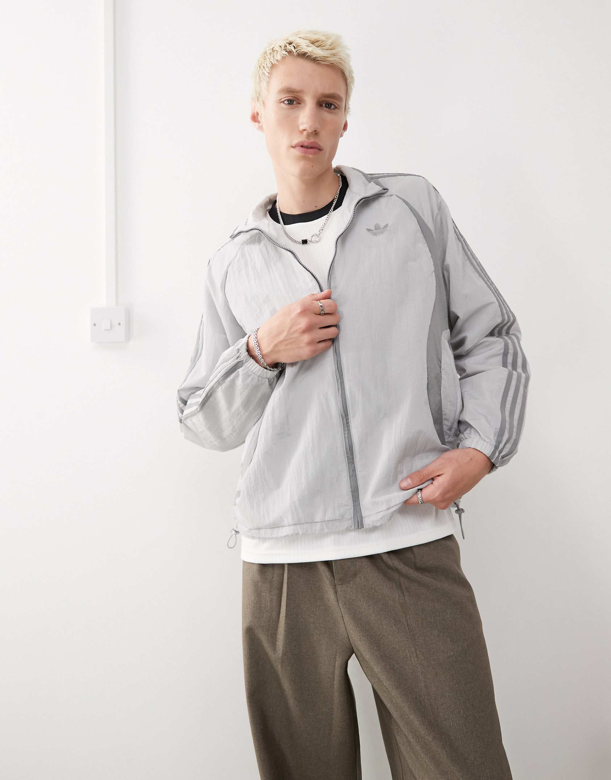 adidas Originals Teamgeist track top grey