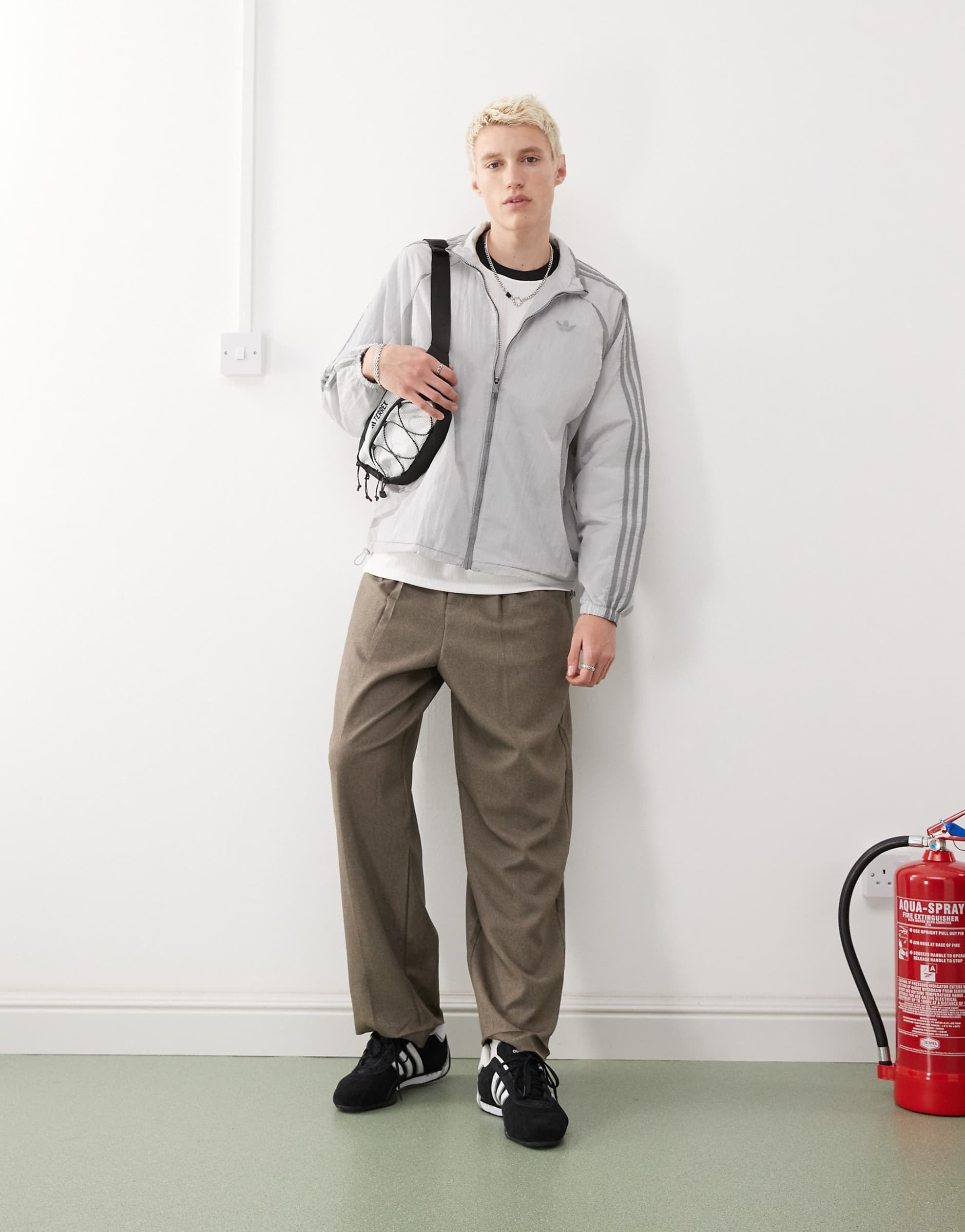 adidas Originals Teamgeist track top grey