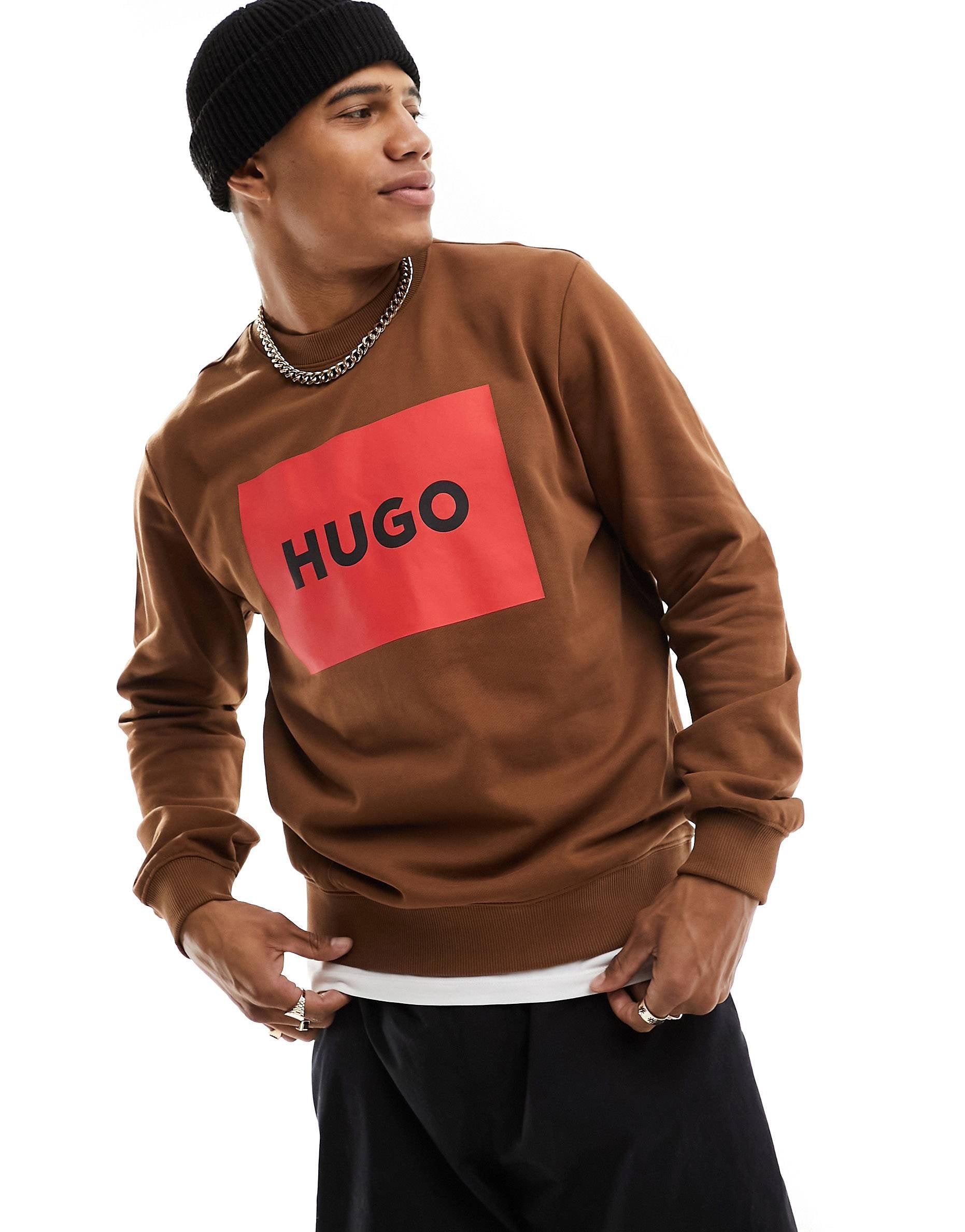 HUGO Duragol sweatshirt rust