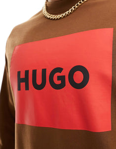HUGO Duragol sweatshirt rust