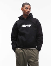 Load image into Gallery viewer, Obey bounce heavyweight oversized pullover hoodie black