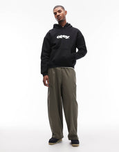 Load image into Gallery viewer, Obey bounce heavyweight oversized pullover hoodie black