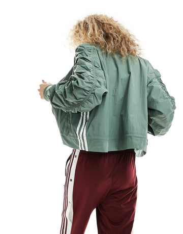 adidas Originals lightweight bomber jacket khaki