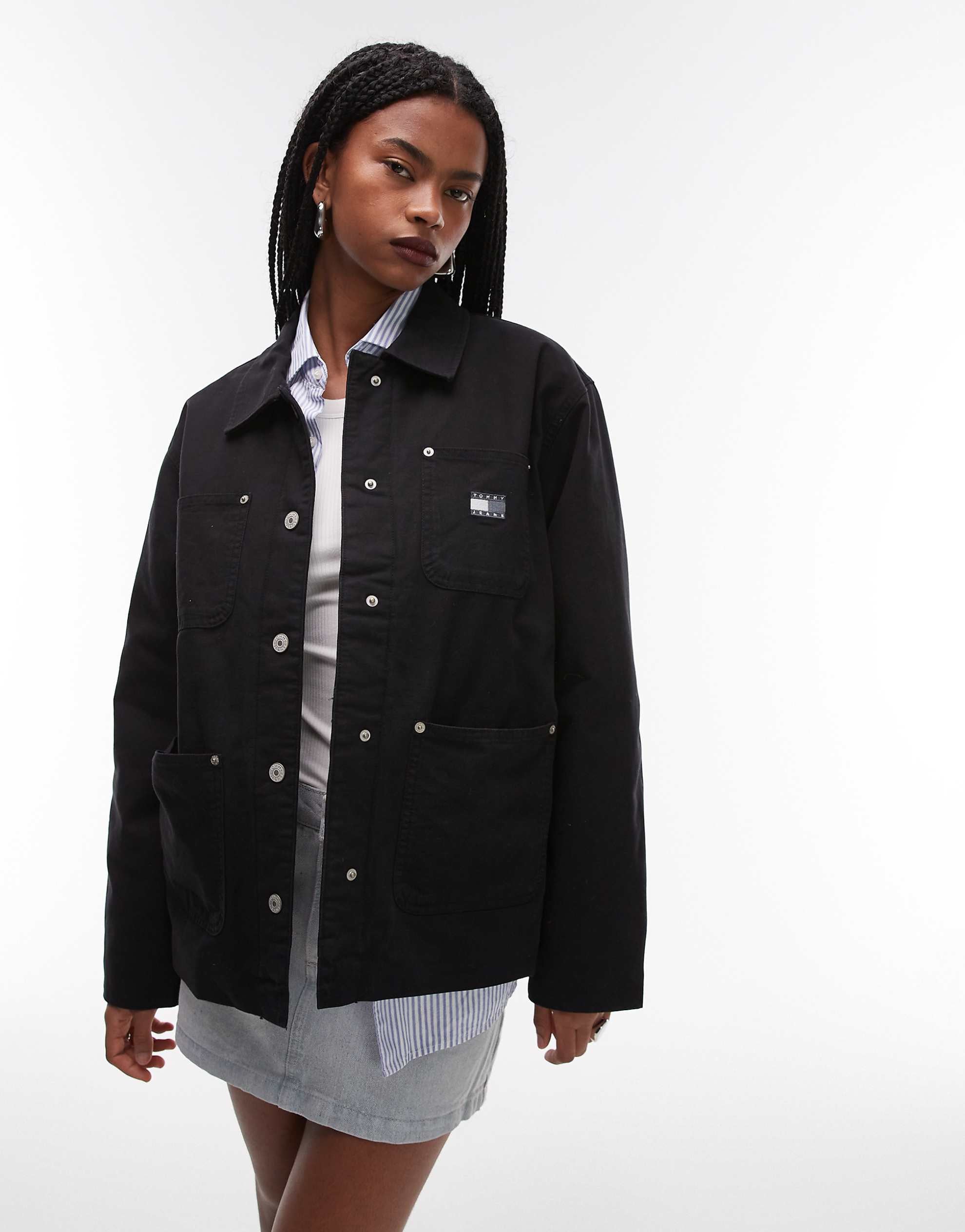 Tommy Jeans Chore Jacket black
