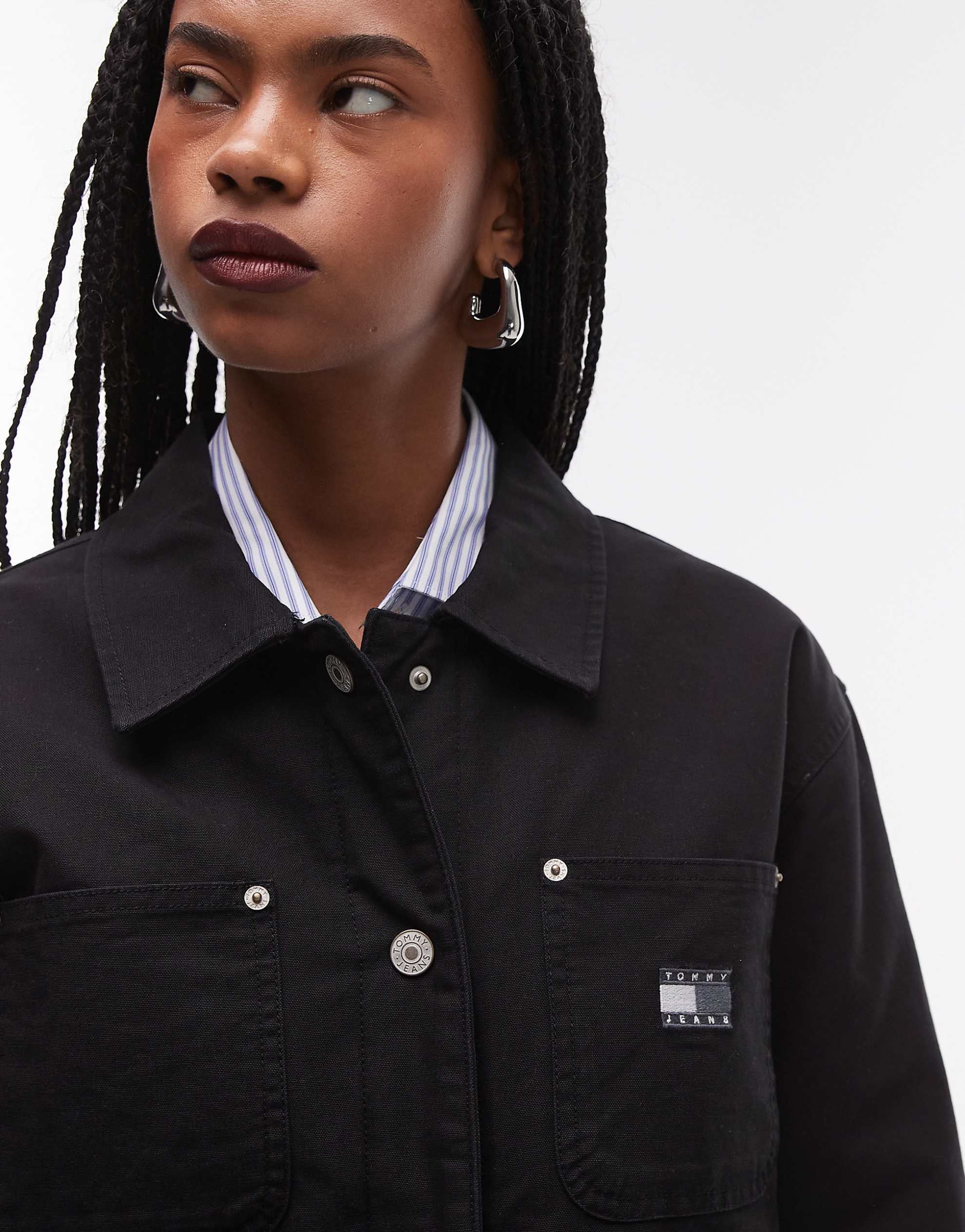 Tommy Jeans Chore Jacket black